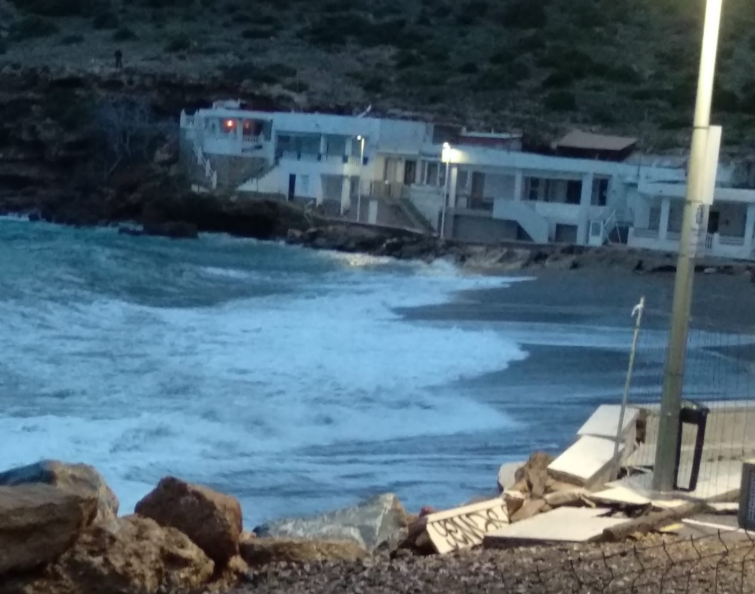 Viviendas afectadas El Portús