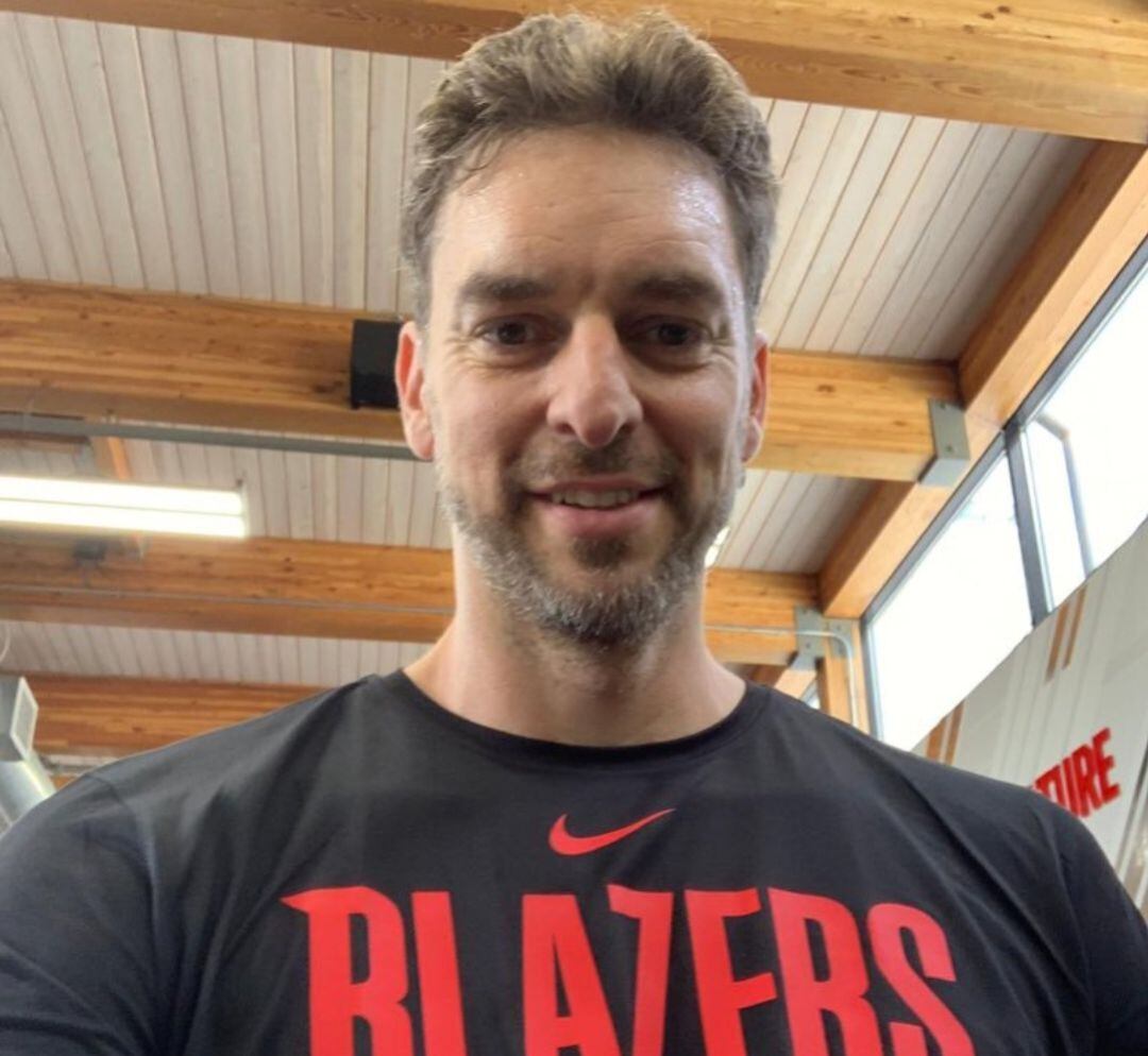 Pau Gasol en una fotografía de su cuenta de Twitter