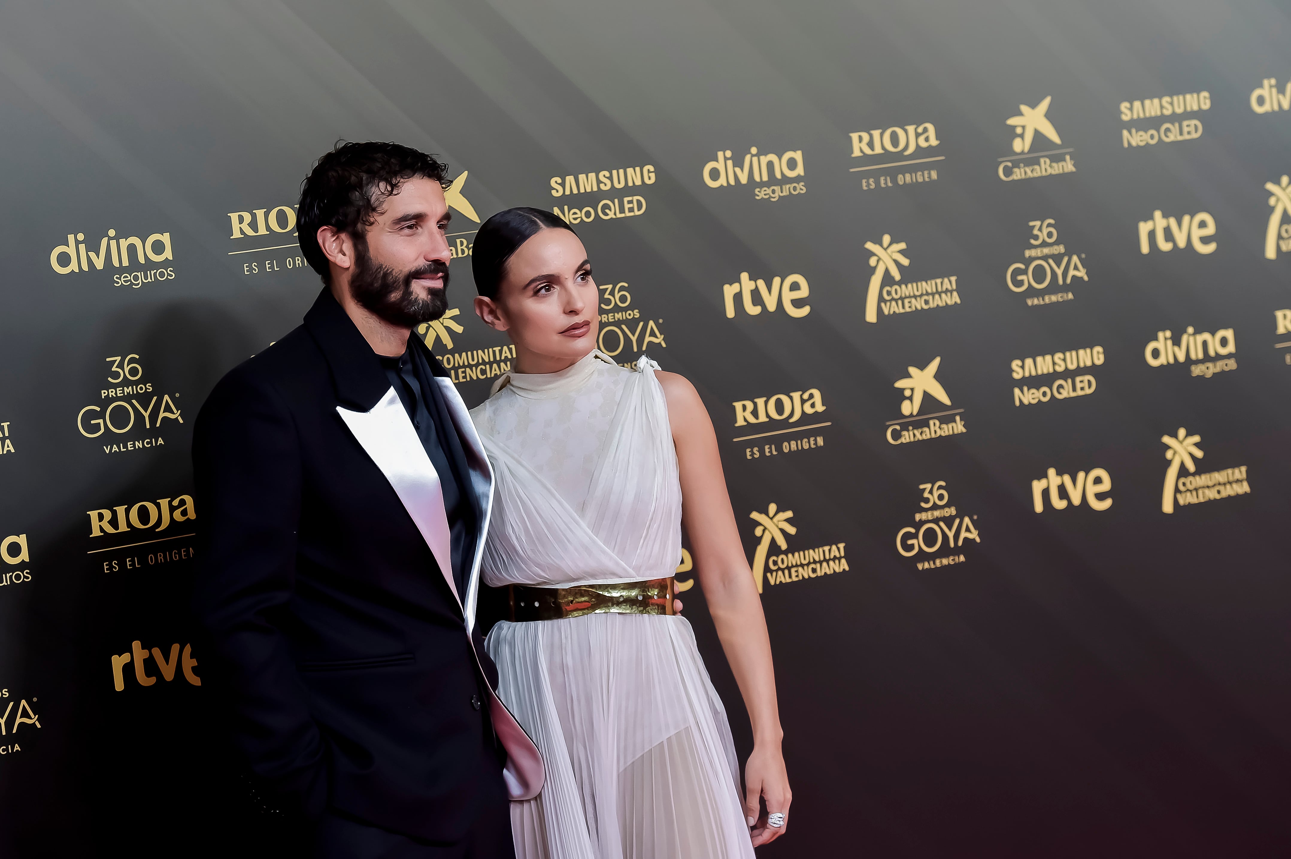 Alex Garcia y Veronica Echegui en los Goya.