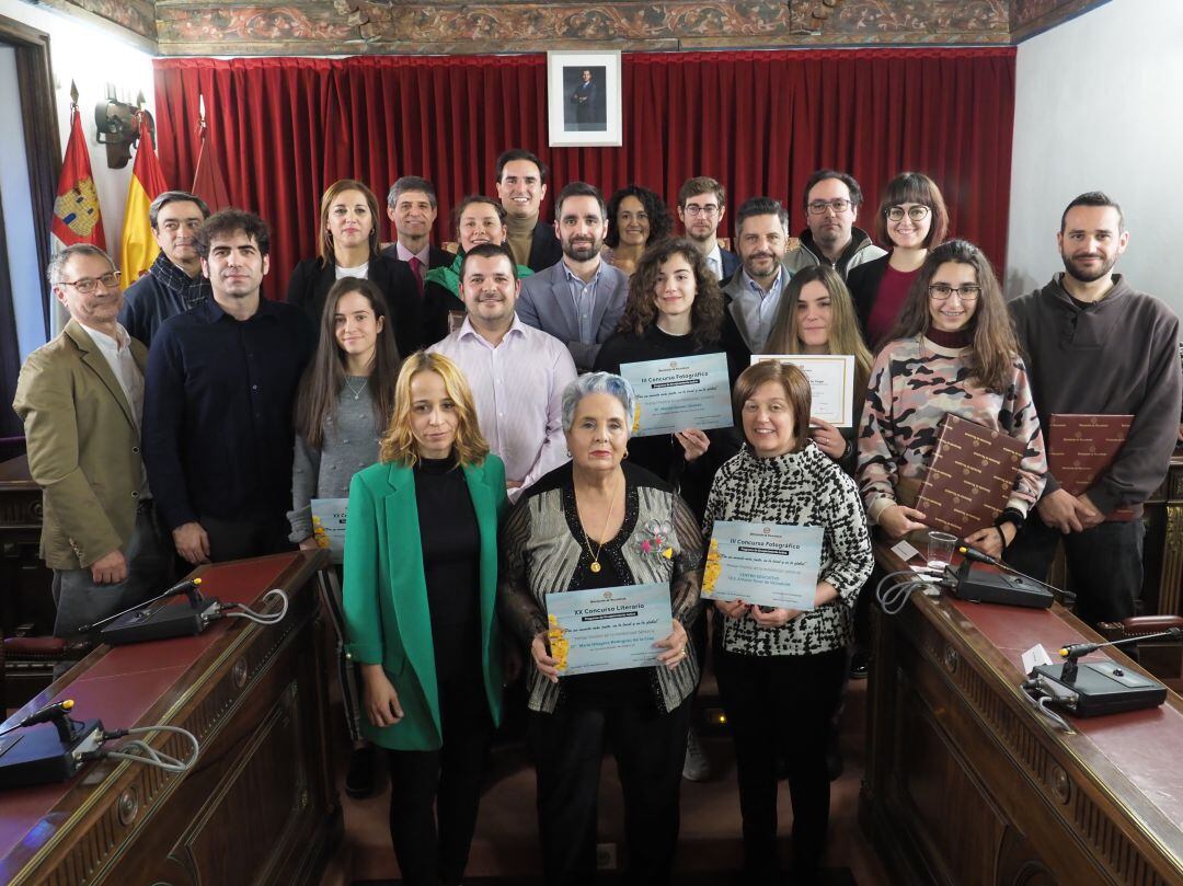 Los premios durante el acto de entrega