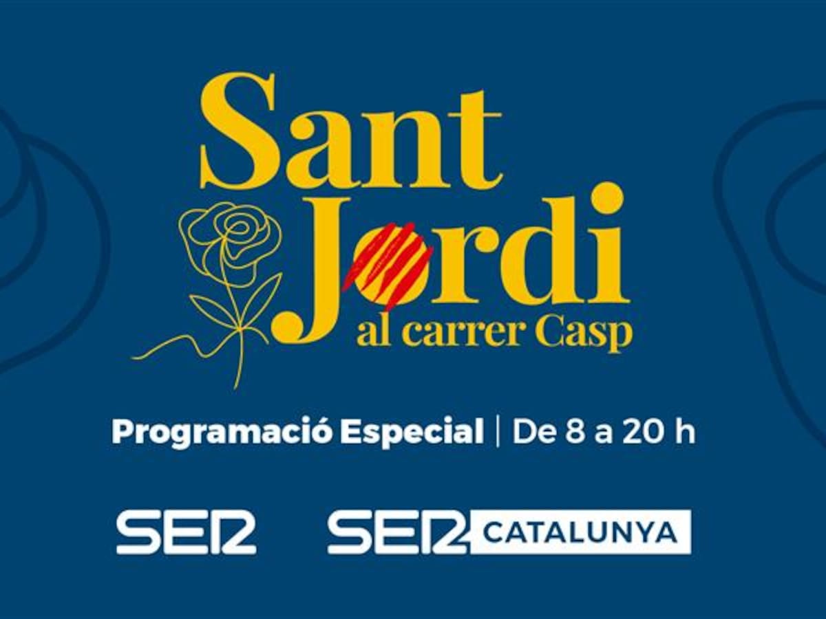 Sant Jordi en la calle Casp: los programas de la SER celebran el Día del Libro en Barcelona