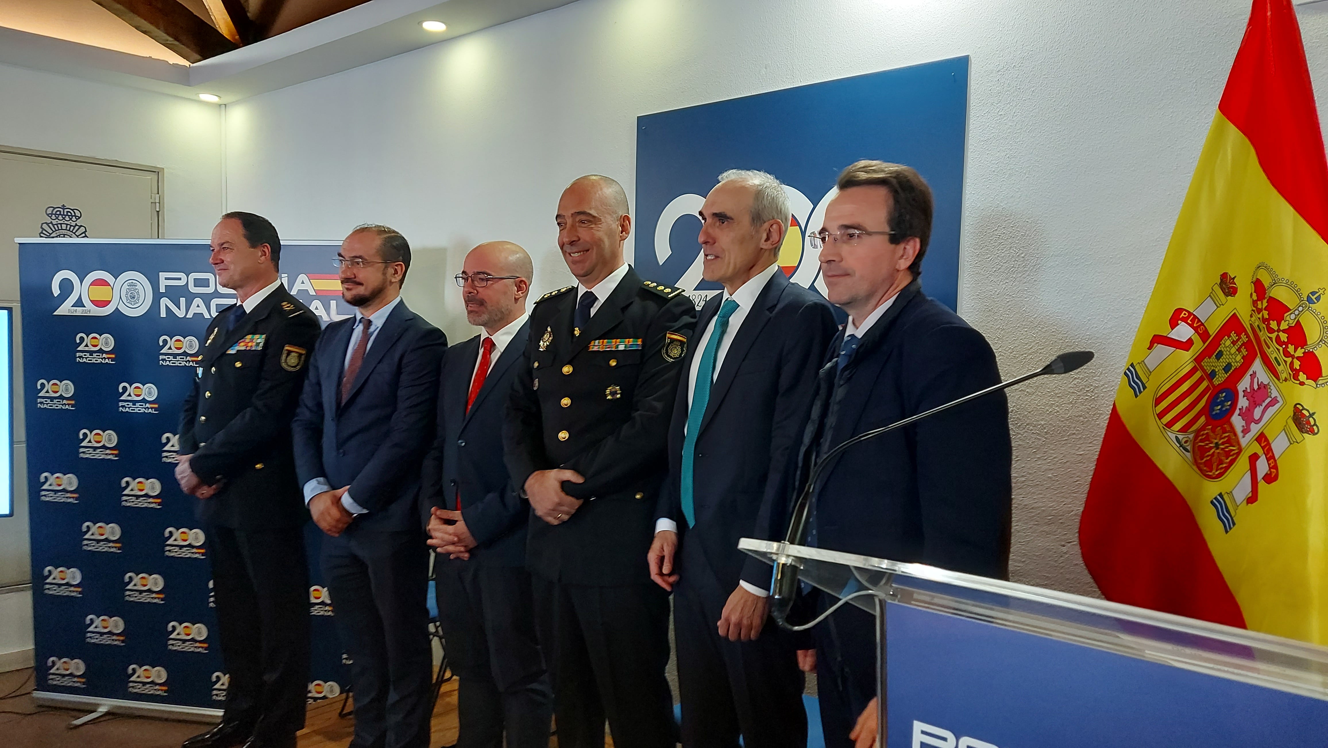 El acto de presentación del nuevo comisario de Policía Nacional de Leganés