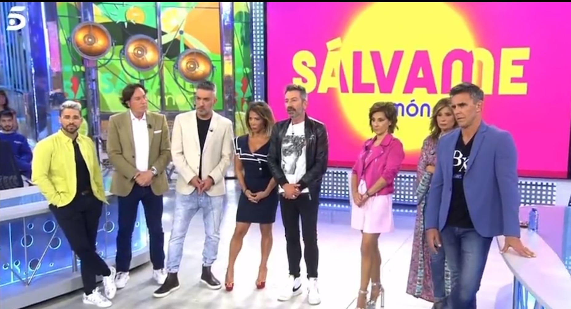 El equipo de Sálvame en el programa de este miércoles.