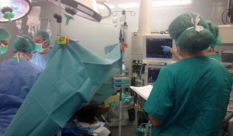 Interior d'un quiròfan.