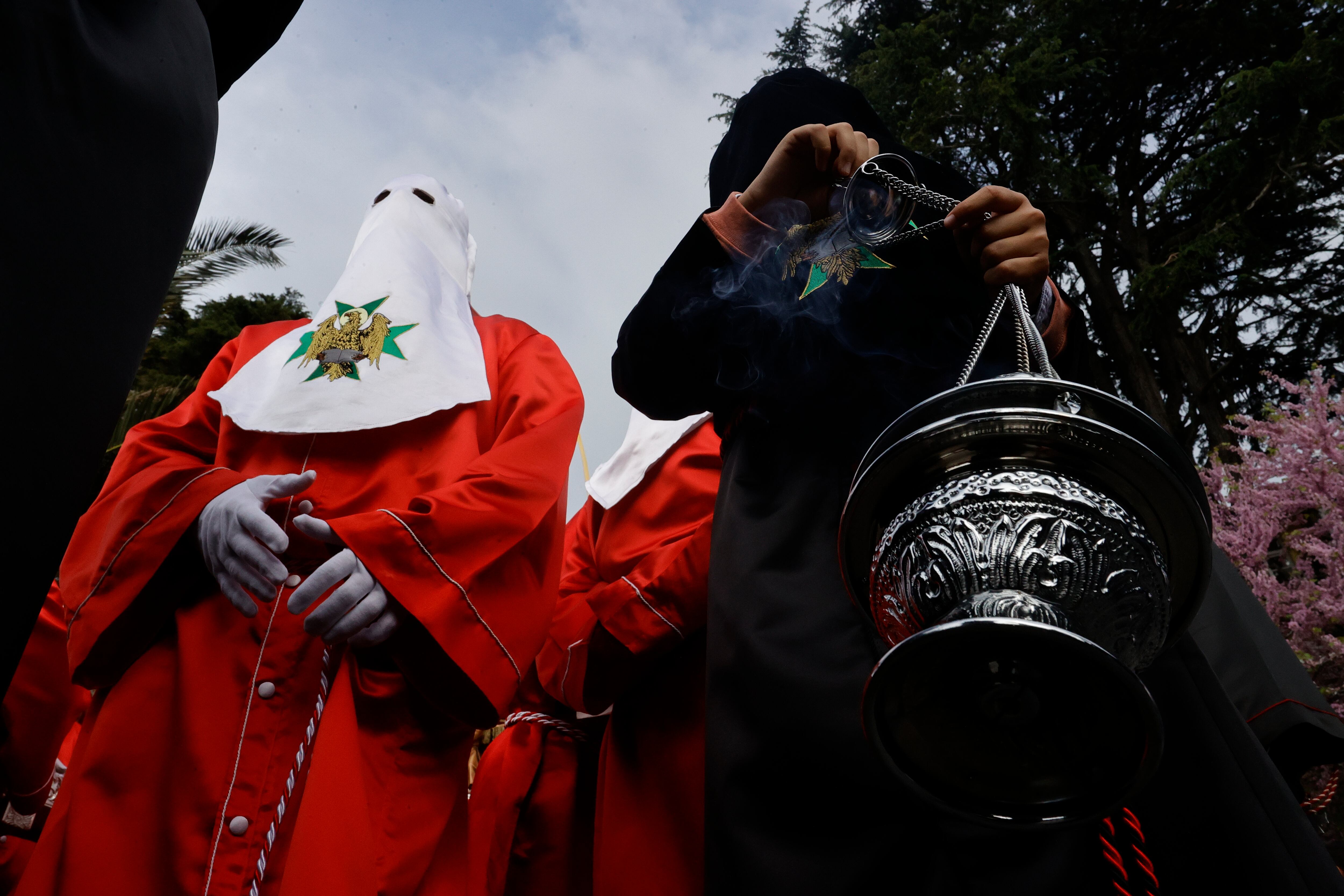 Procesión de la Entrada Triunfal de Jesús en Jerusalén, celebrada este domingo en Ferrol (foto: Kiko Delgado / EFE)