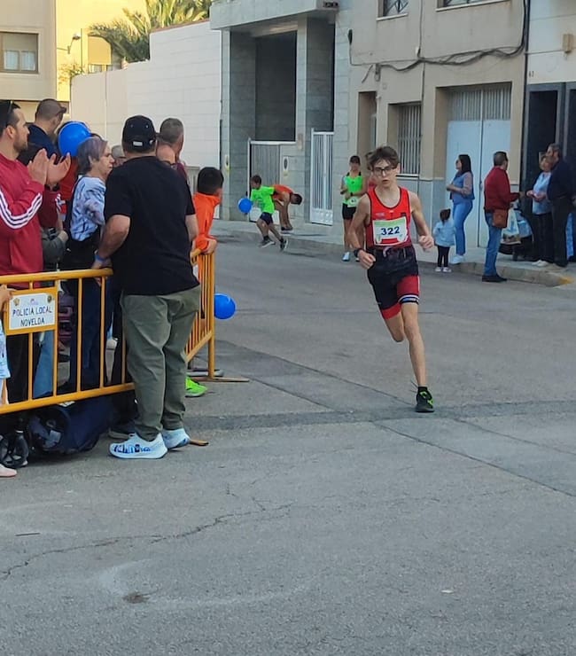 Carlos Tomás en la carrera
