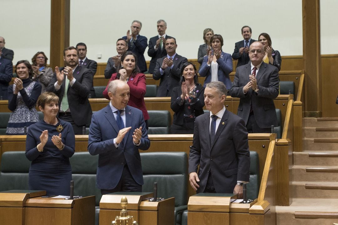 Iñigo Urkullu en la investidura como Lehendakari de 2016