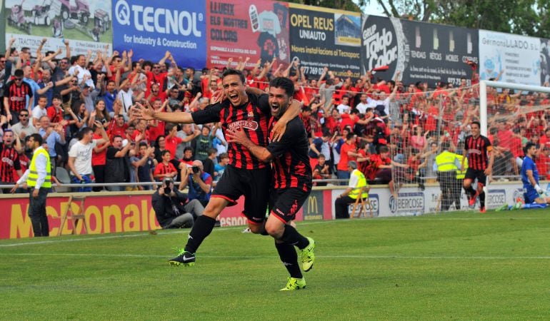 David Haro, autor del gol de la victòria contra el Racing.
