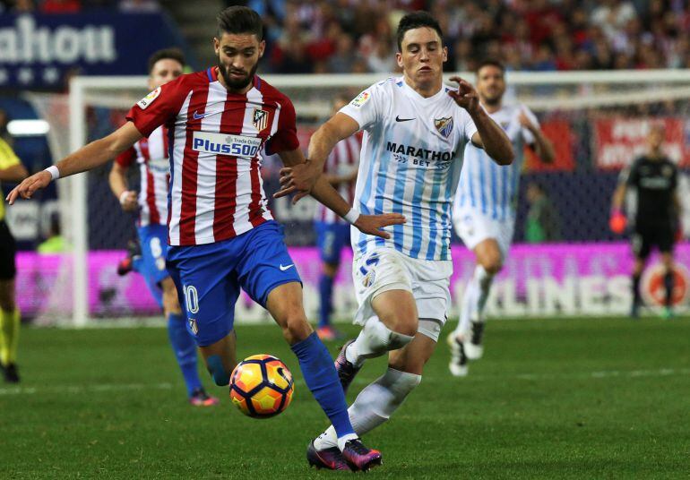 Ricca lucha con Carrasco en el cuarto gol del Atlético