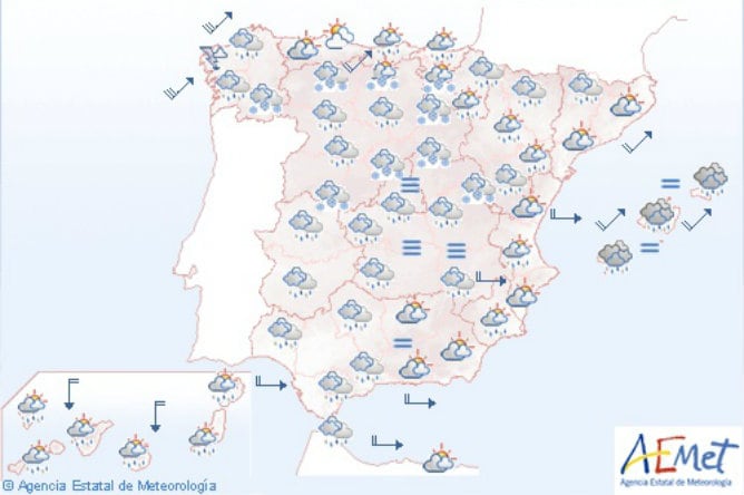 Mapa de precipitaciones