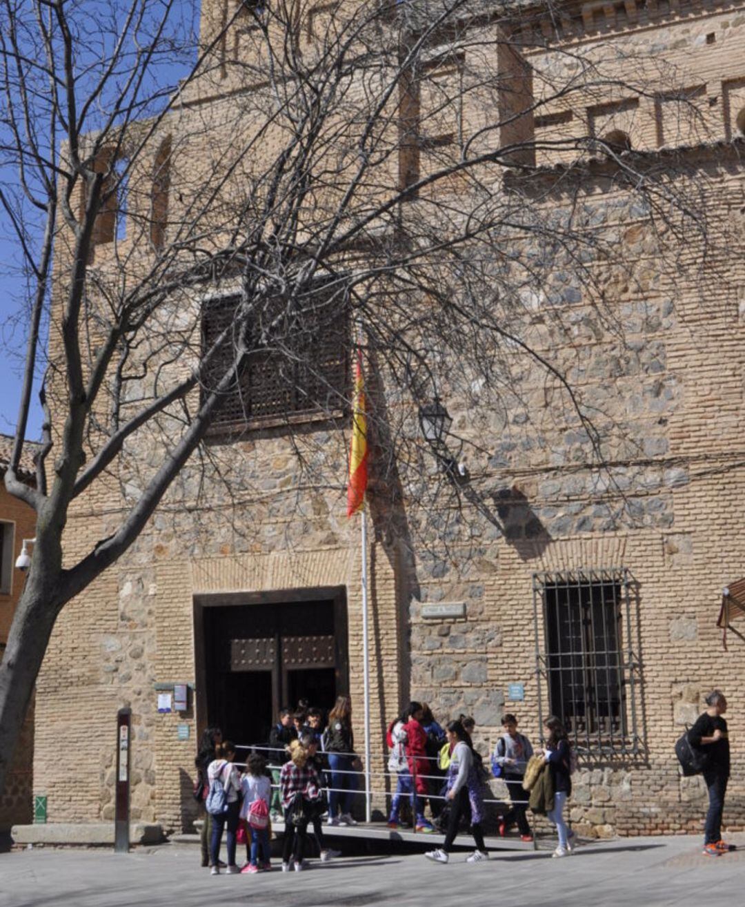 Vista entrada museo sefardí de Toledo