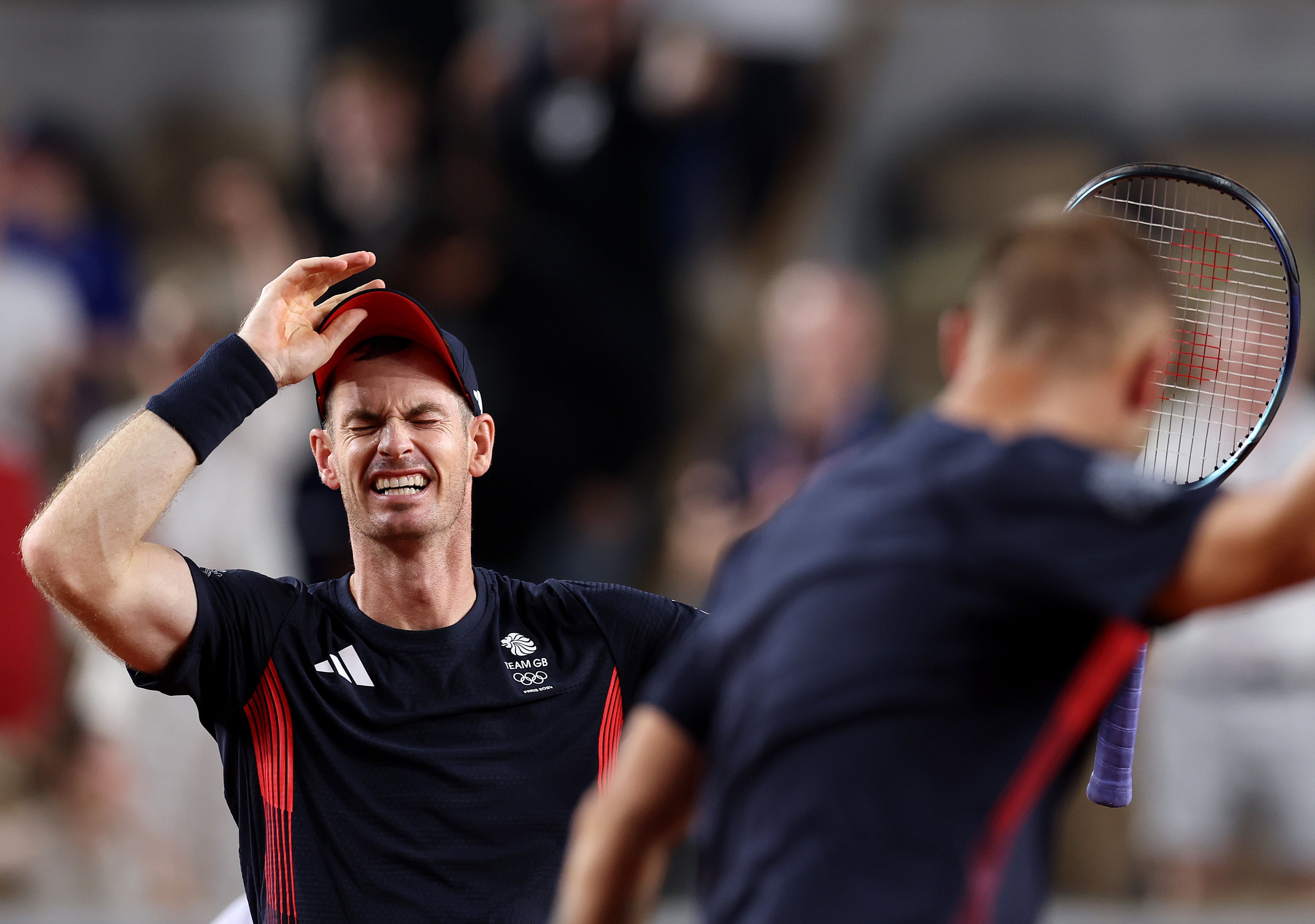 Andy Murray rompe a llorar tras clasificarse a cuartos de París 2024 en dobles