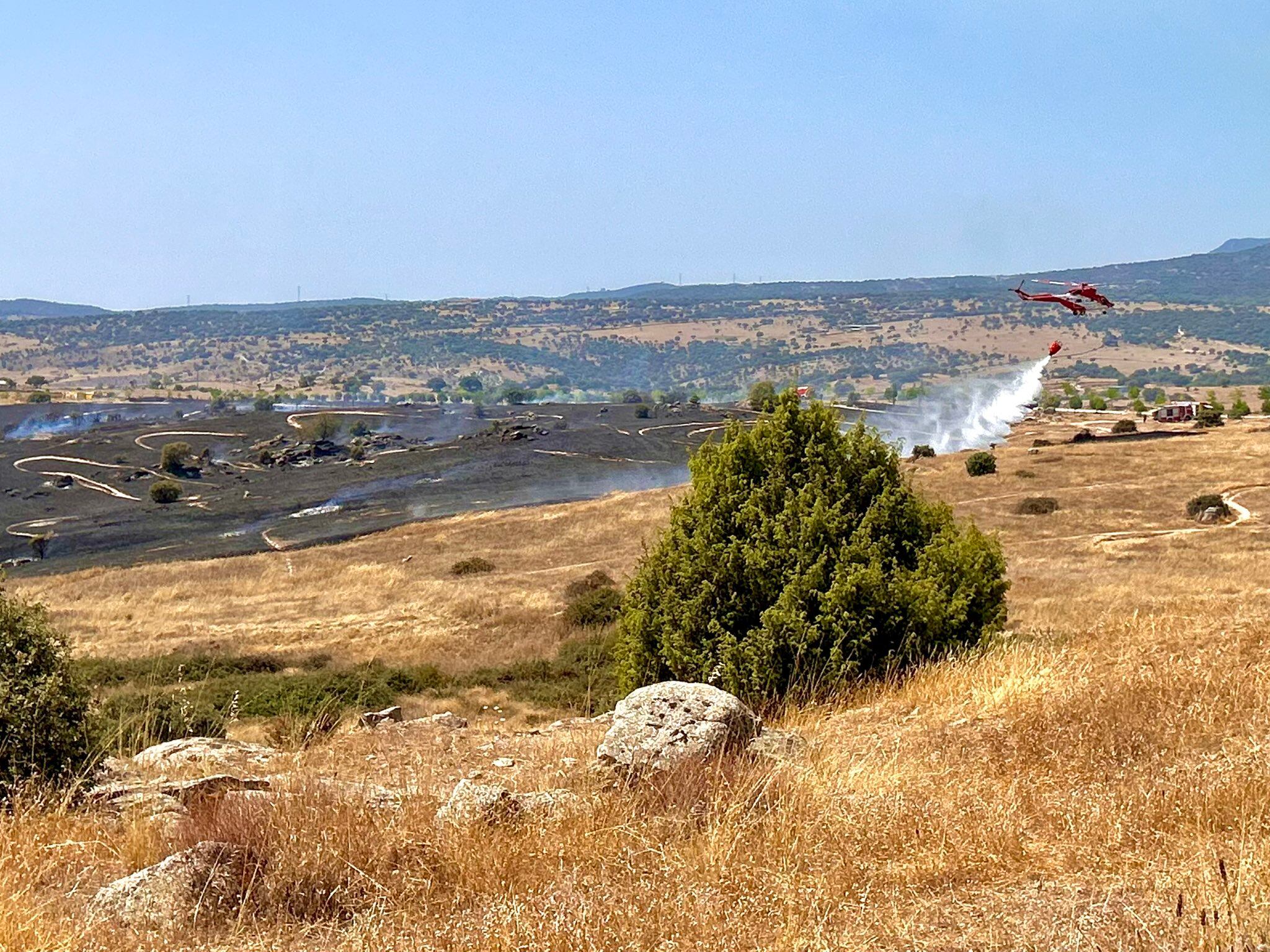 Segundo incendio forestal en el término municipal de Colmenar Viejo