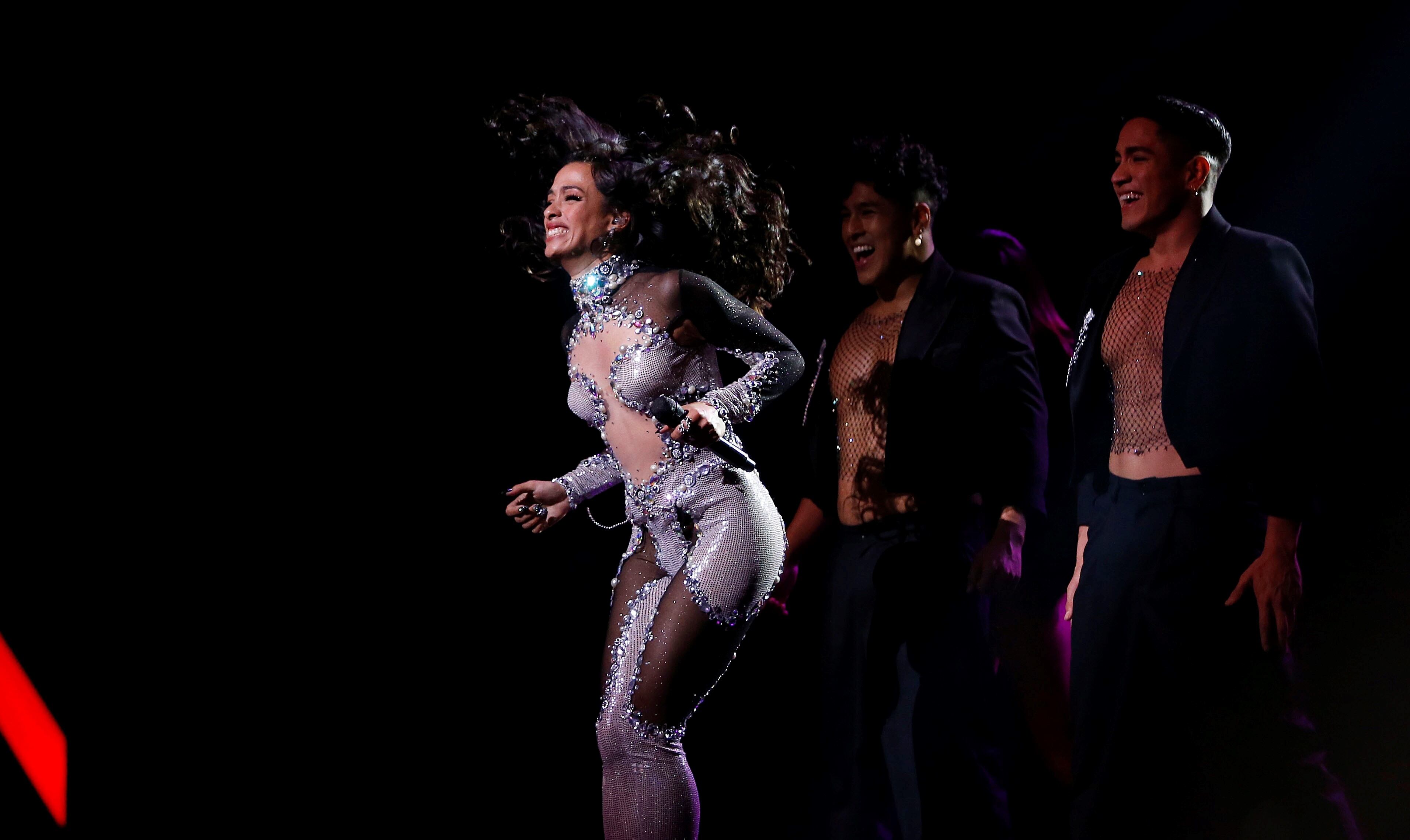 La cantante Chanel en el Benidorm Fest.