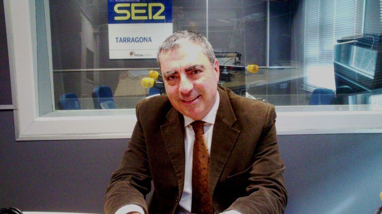 Abelló als estudis de SER Tarragona.