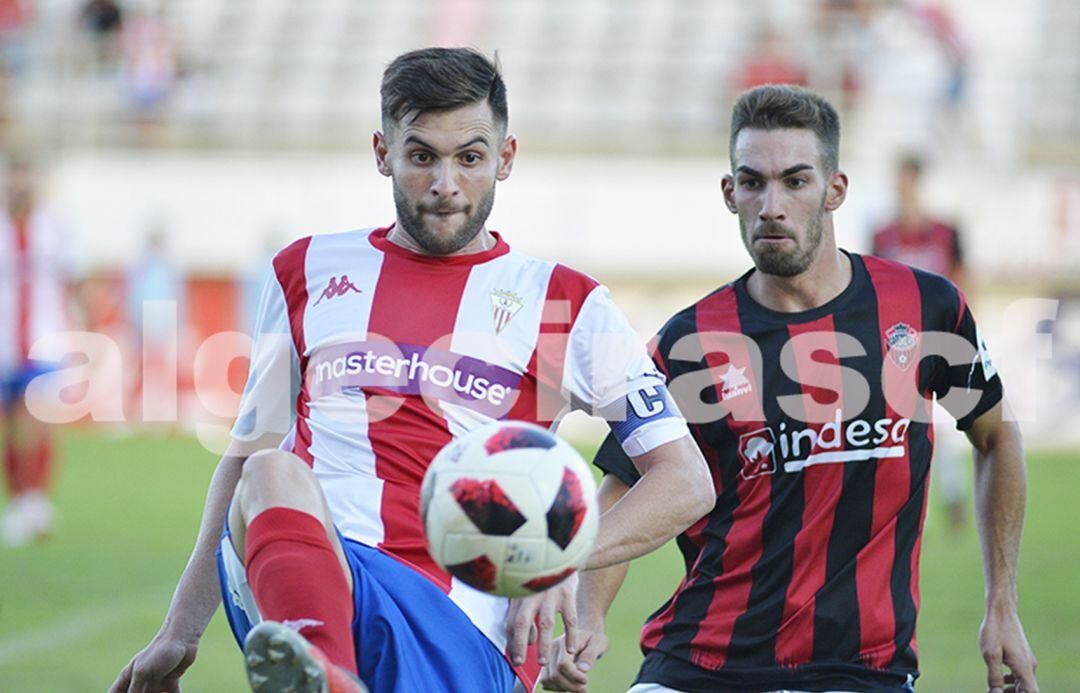 Un momento del partido.