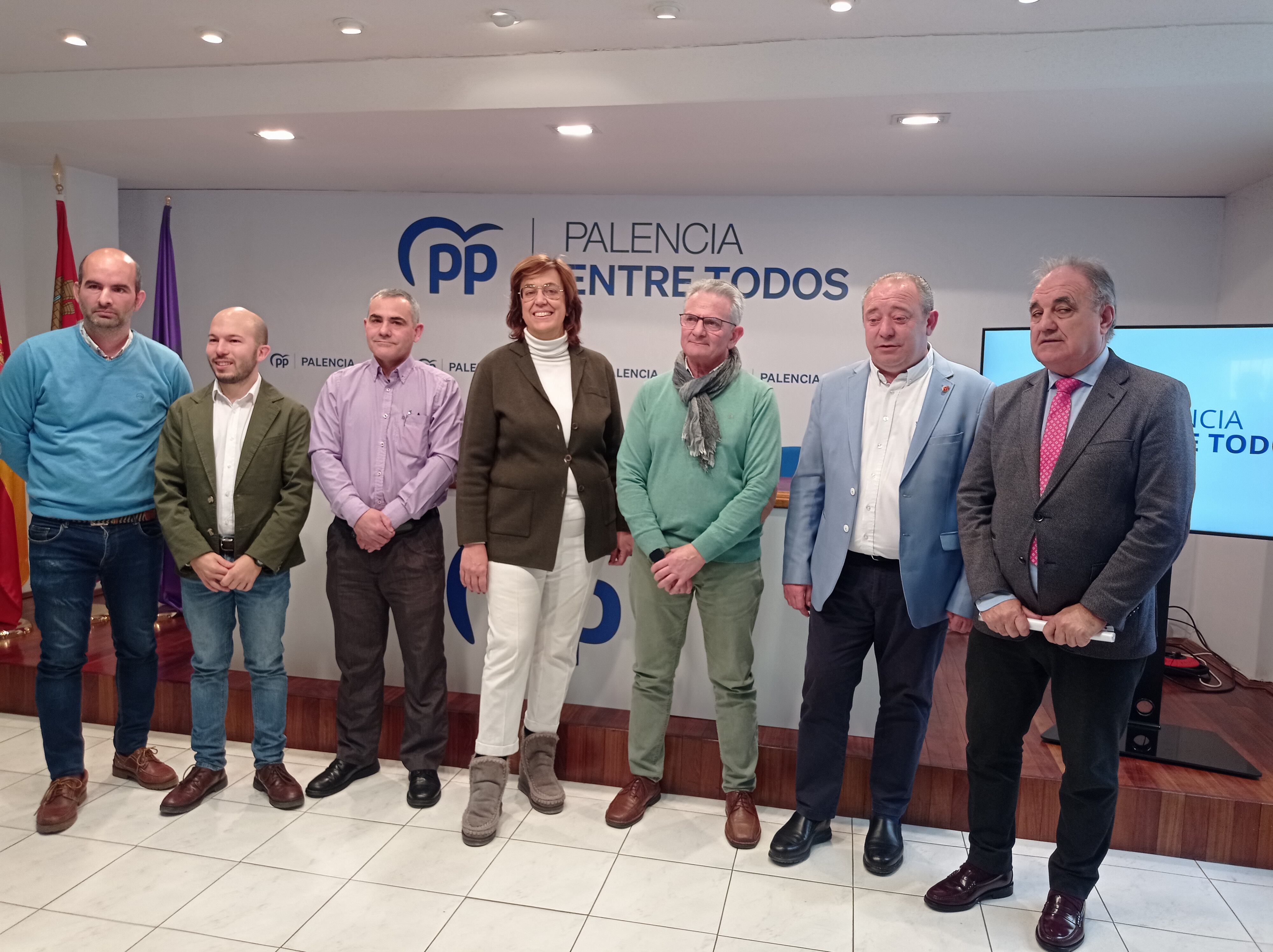 Presentación de los candidatos del PP a los ayuntamientos de Villada, Villamuriel de Cerrato, Venta de Baños, Santibáñez de la Peña y Grijota