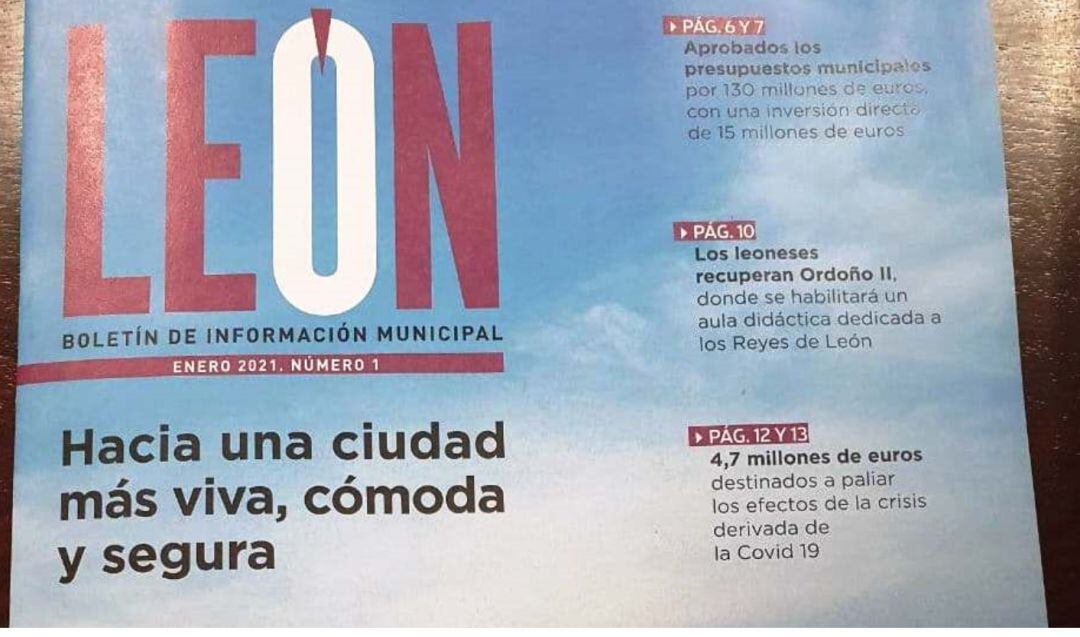 Portada del primer número de la revista municipal