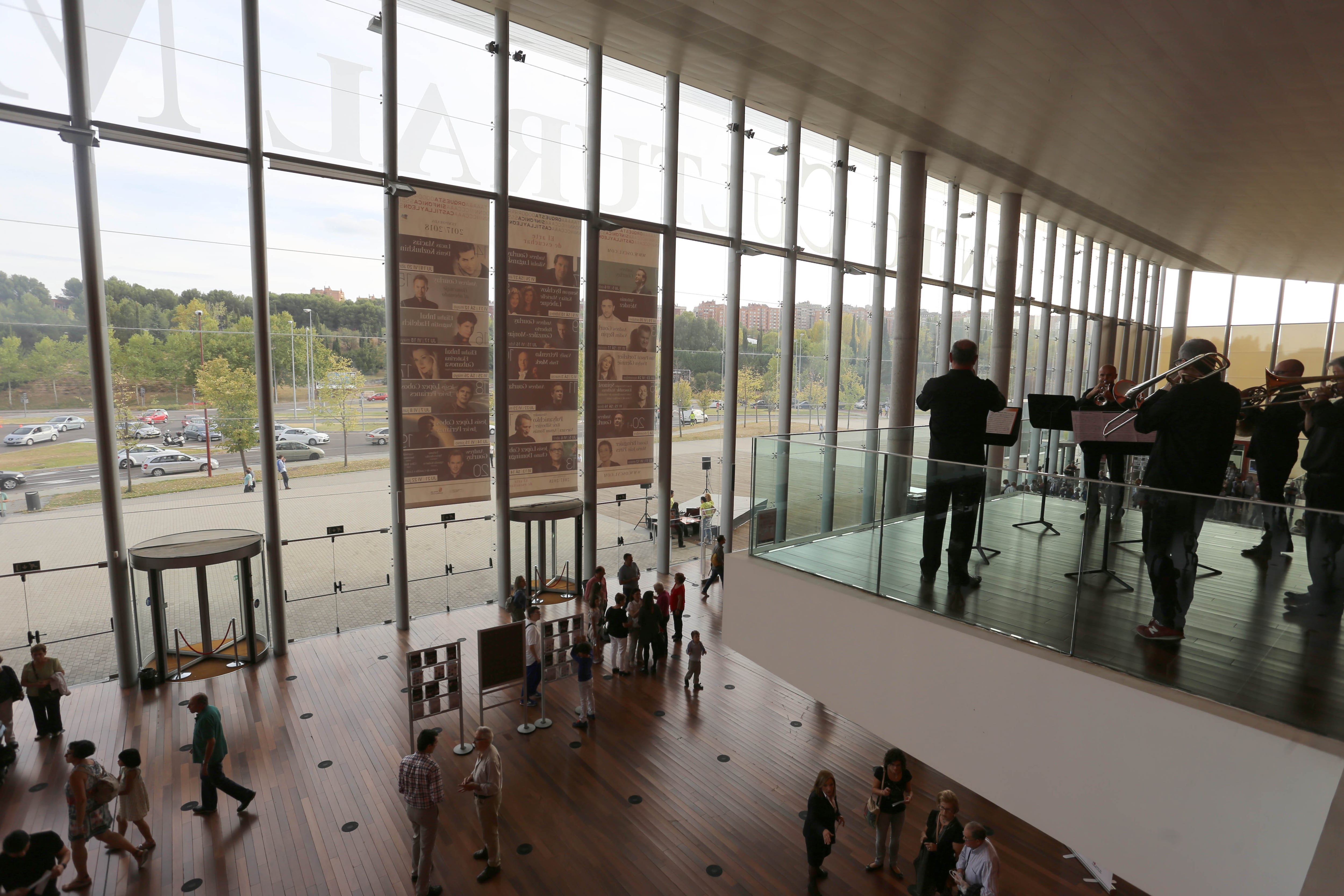 Interiuor del Centro Cultural MIguel Delibes en Valladolid