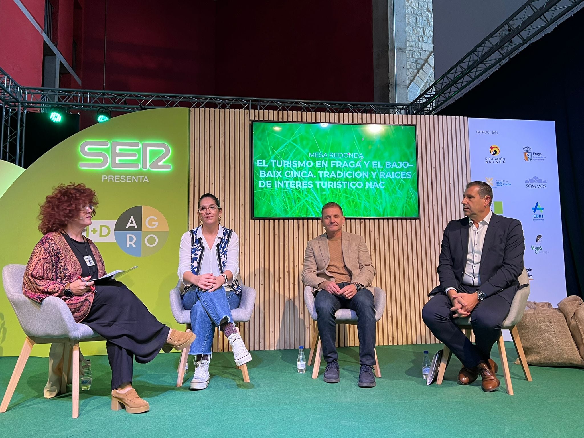 Cristina Pérez, Idoia Moreno, Francisco Javier Carrasquer y Sergio Serra. Foto Berta Torres