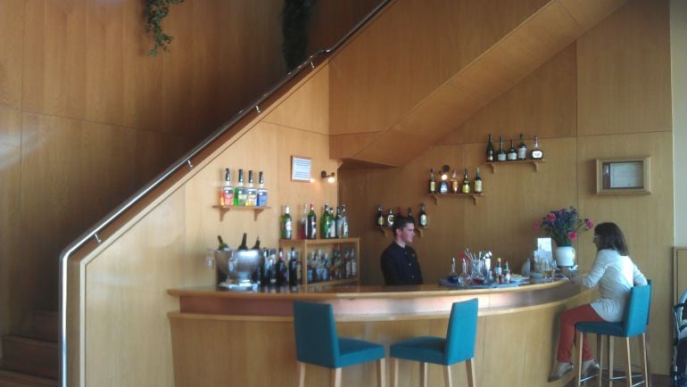 Interior de la Escuela de Hostelería de Cádiz cuando aún permanecía abierta