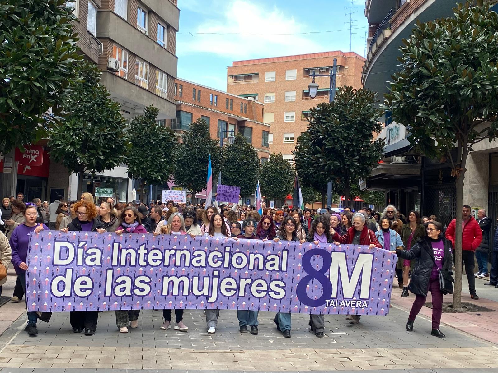 Marcha del 8M en Talavera