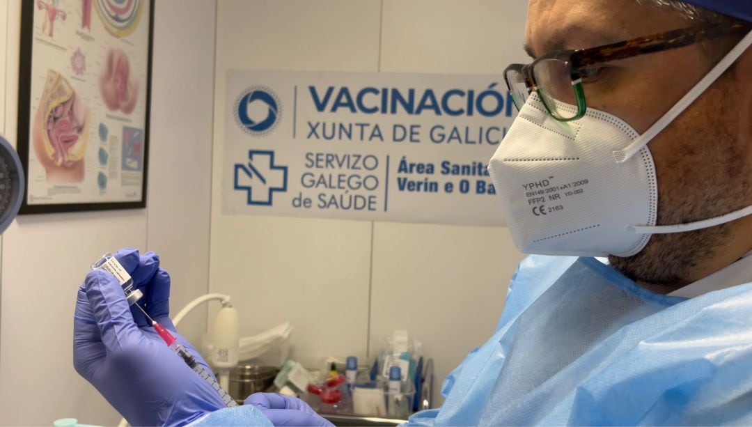 Punto de vacunación del Área Sanitaria de Ourense, Verín y O Barco