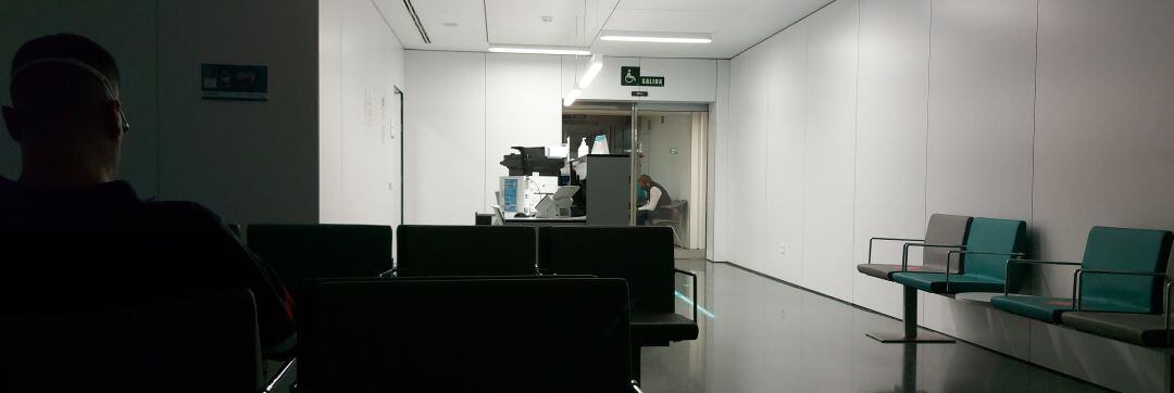 Sala de espera de un Hospital de Día 