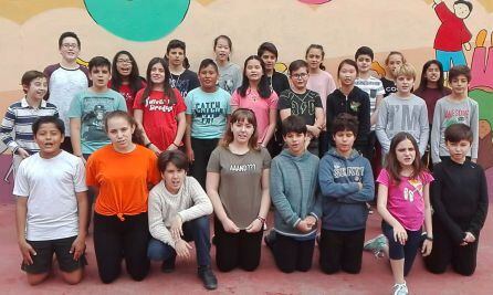 Alumnos del Colegio Municipal Fernando de los Ríos