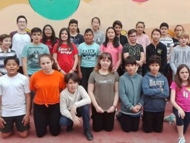 Alumnos del Colegio Municipal Fernando de los Ríos