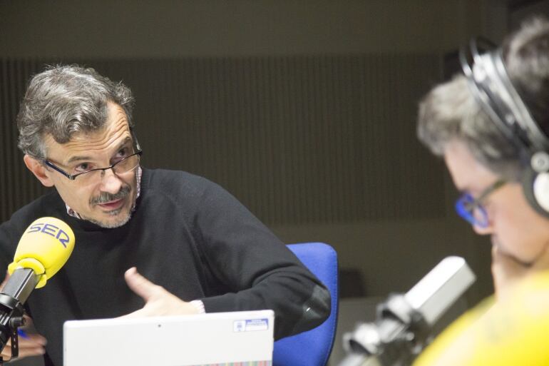 José Manuel López en los micrófonos de La Ventana de Madrid