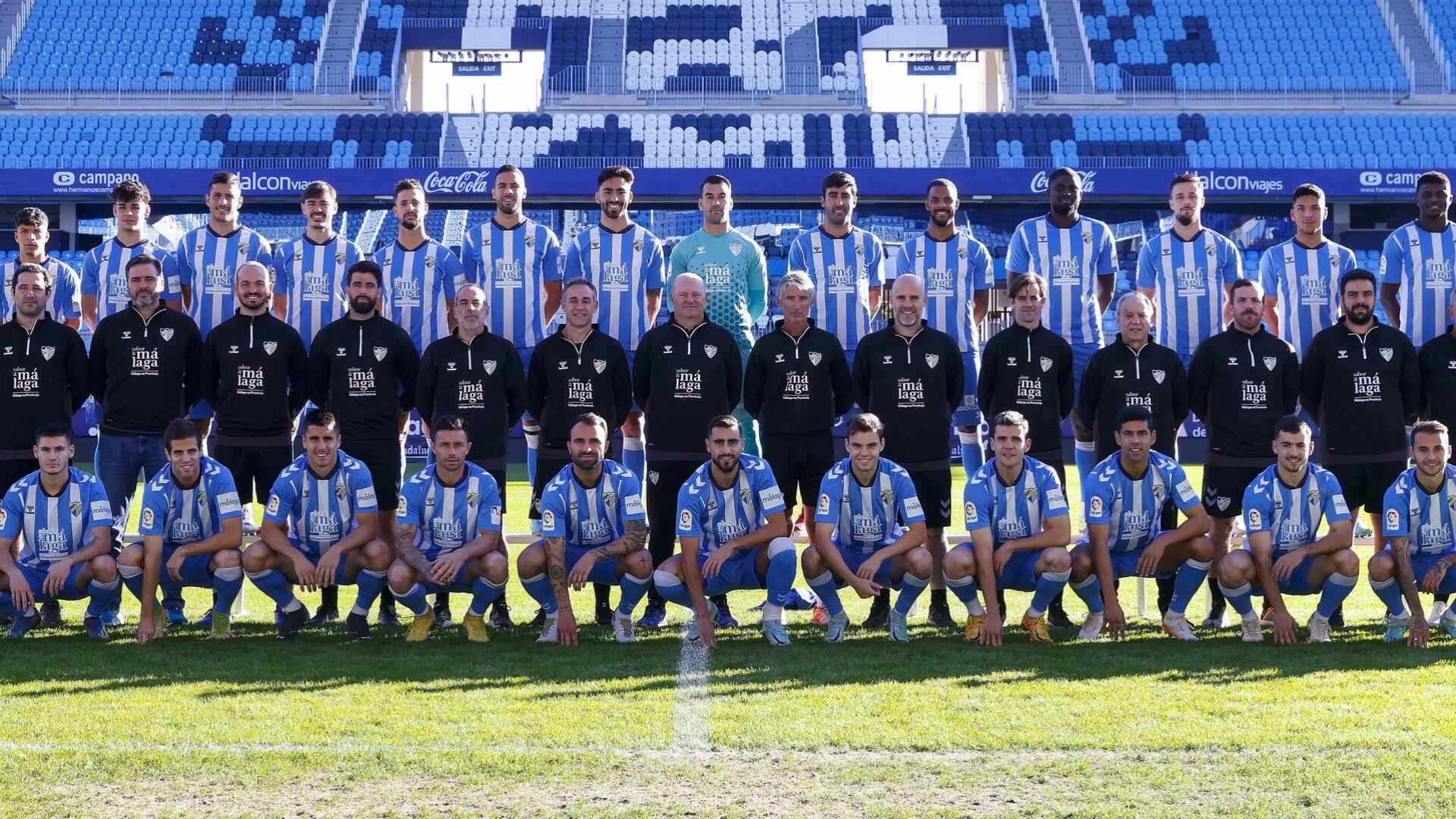 El Málaga ya tiene la foto oficial de la actual temporada