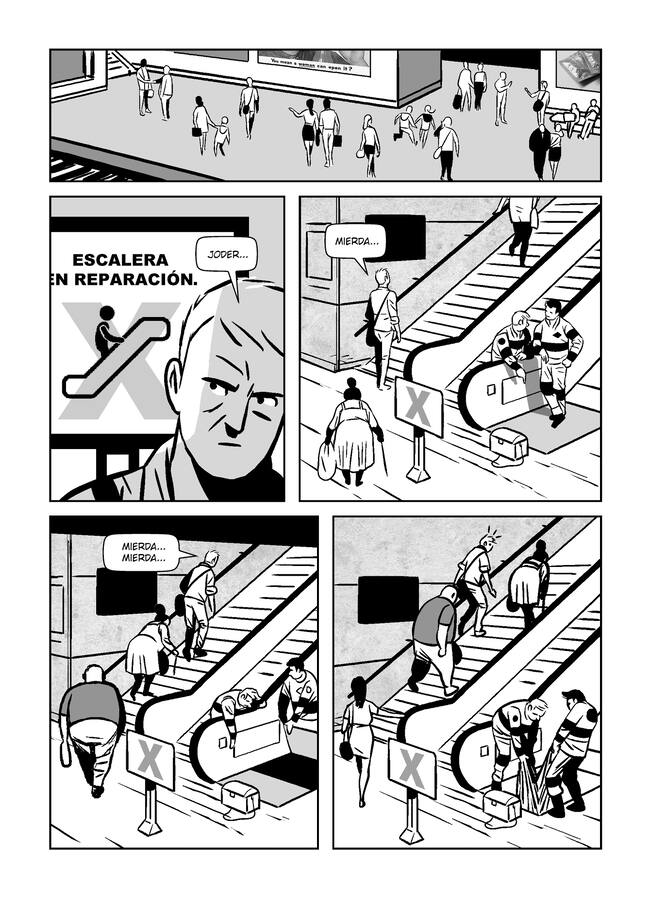 Ilustraciones del murciano Manuel Meseguer para la novela gráfica Infectado