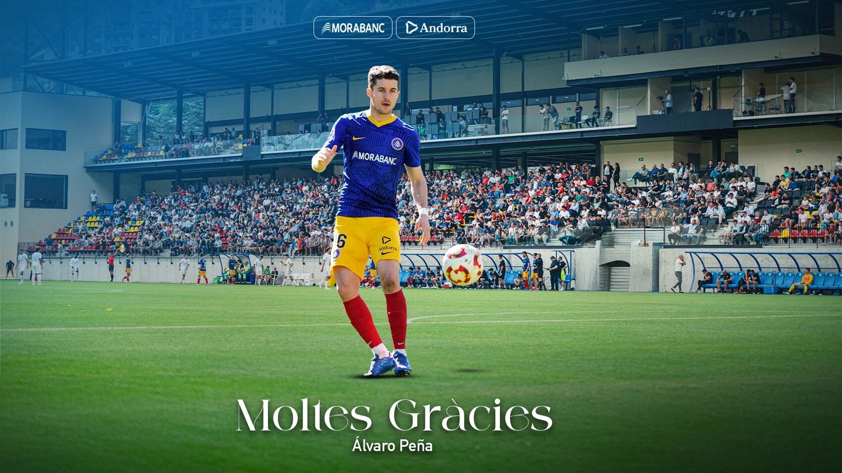 Álvaro Peña no lluirà la samarreta tricolor la propera temporada. El club i el migcampista han arribat a un acord per rescindir el seu contracte