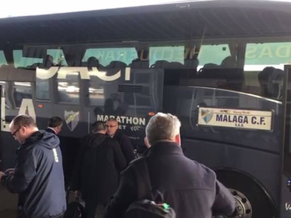 El Málaga ya descansa en su hotel de concentración en Durango