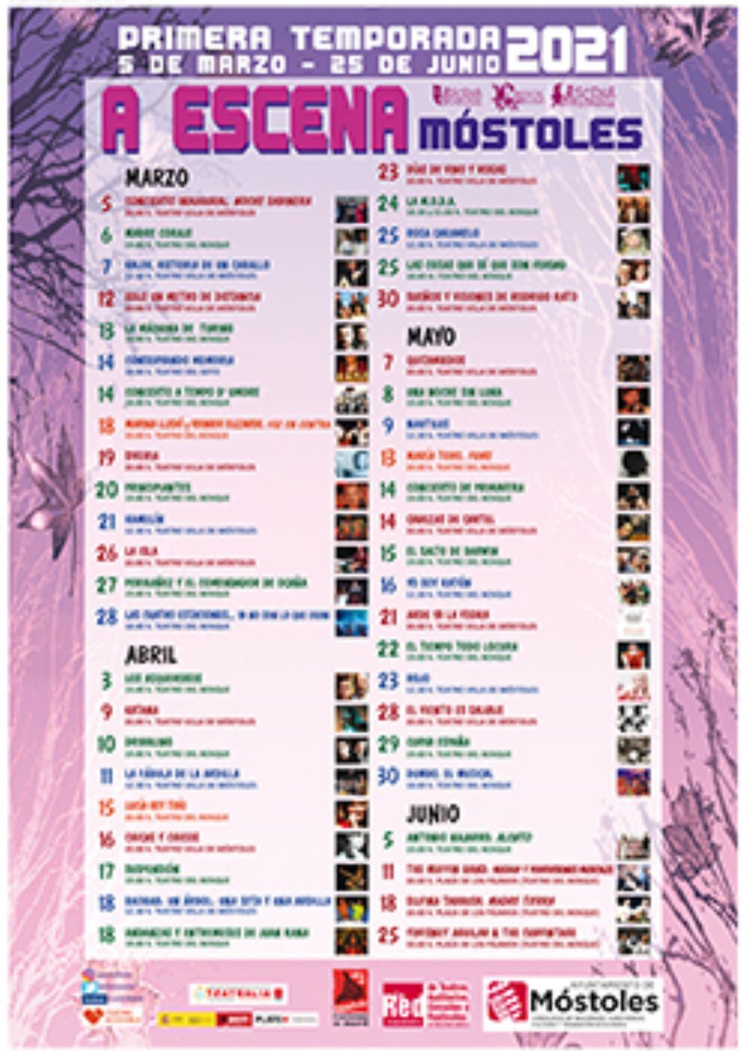 Cartel de A Escena Móstoles 2021