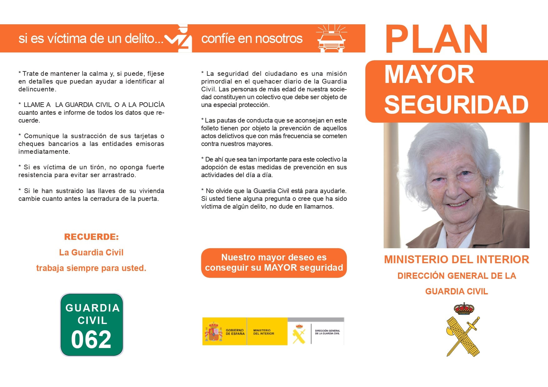 Plan Mayor Seguridad, consejos para prevenir amenazas