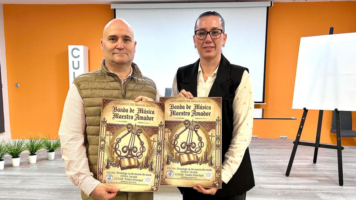 El Ayuntamiento de Andújar presenta el concierto de la Banda Maestro Amador, antesala musical de la Semana Santa en la ciudad