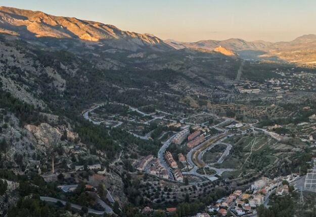 Una vista de la urbanización de Serelles en Alcoy.