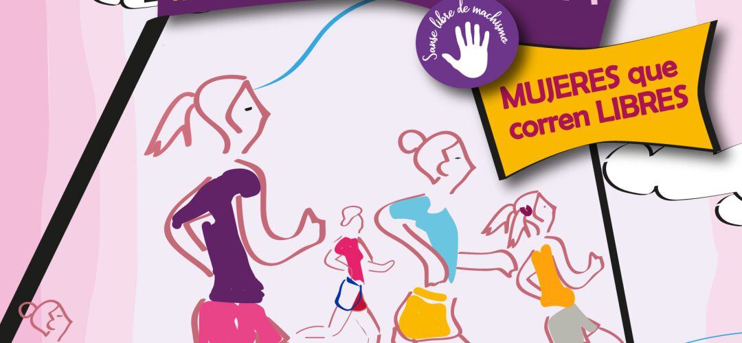 Cartel de la IX Carrera del día de la Mujer