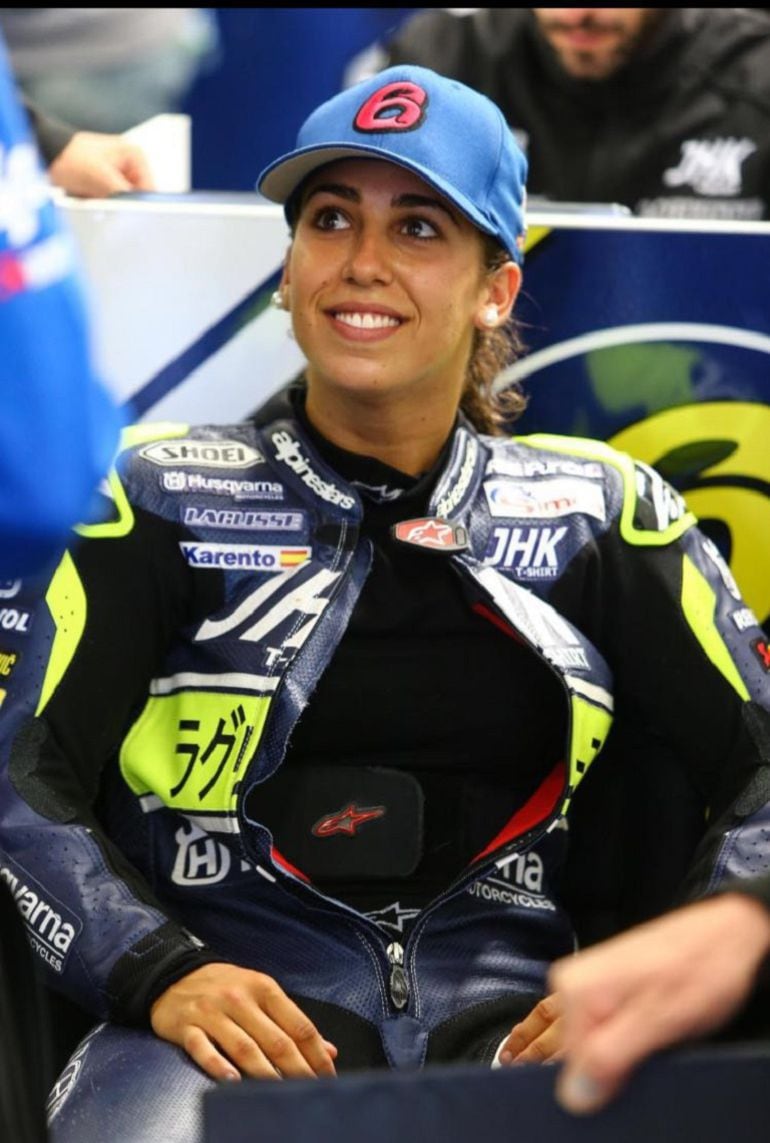 María Herrera piloto del mundial de moto 3