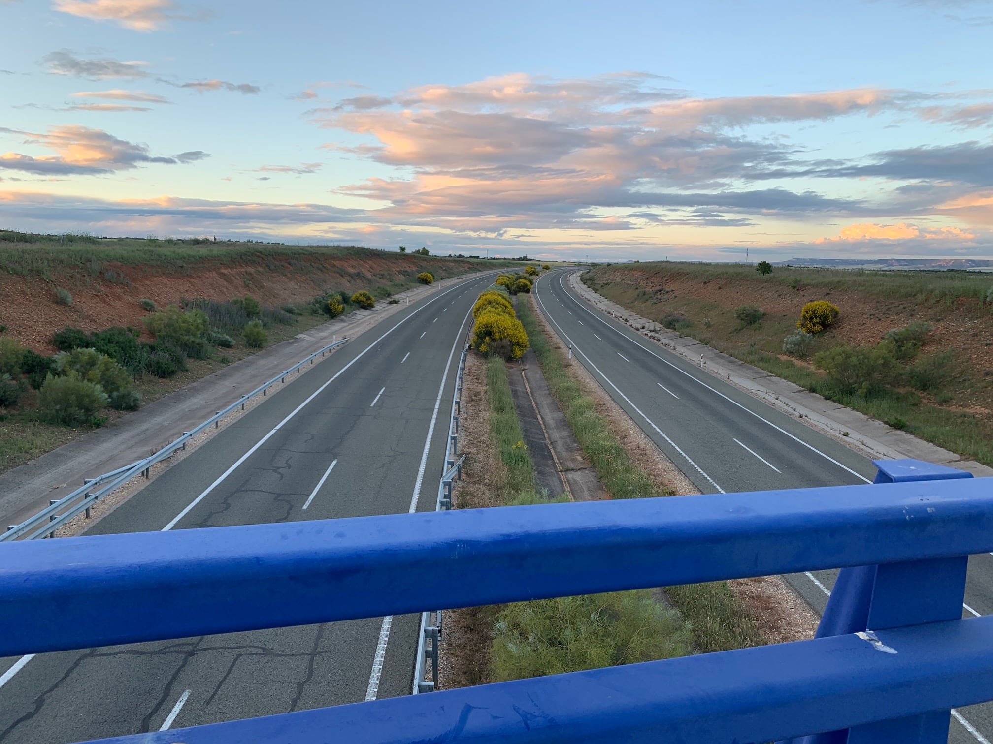 Autopista de peaje R2 a su paso por la provincia de Guadalajara