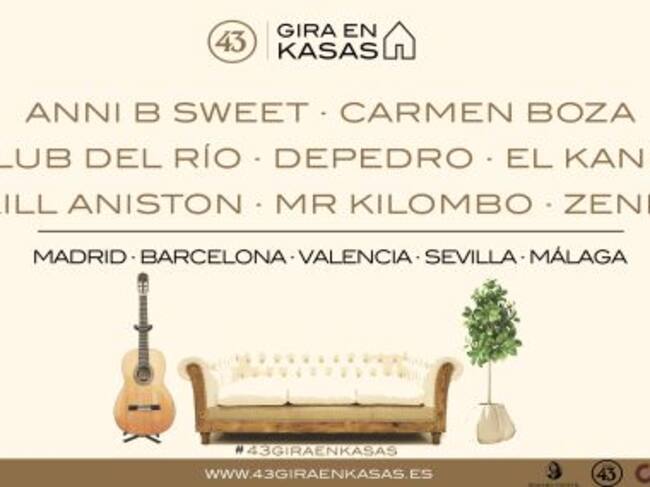El cartel de Gira en Kasas