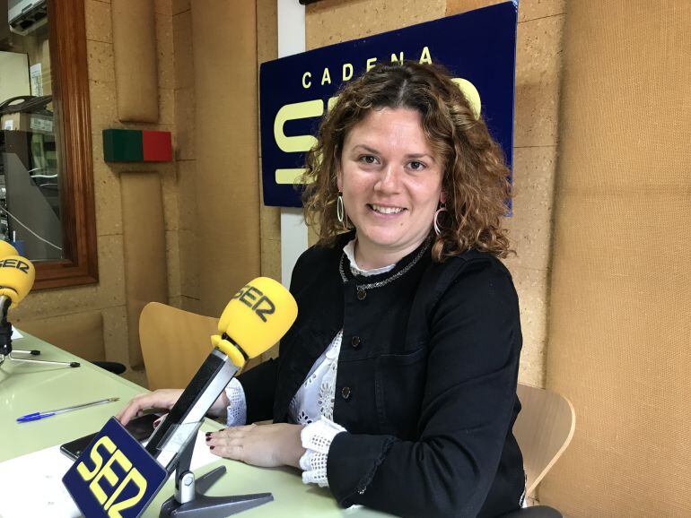 La alcaldesa, Teresa Valdenebro, a su paso esta mañana por el programa Hoy por Hoy Ronda y Comarca