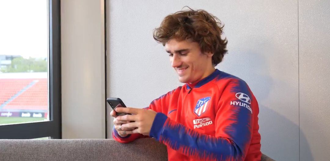 Griezmann, durante la campaña de pretemporada del Atlético