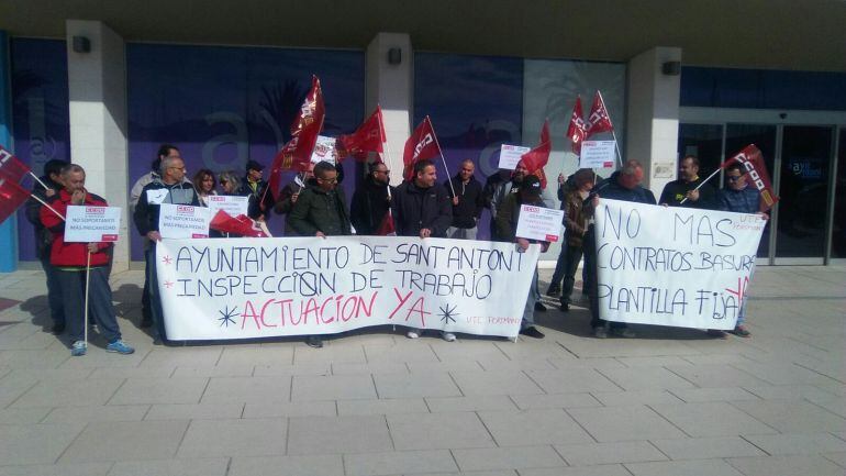 Imagen de archivo de la última concentración de los trabajadores