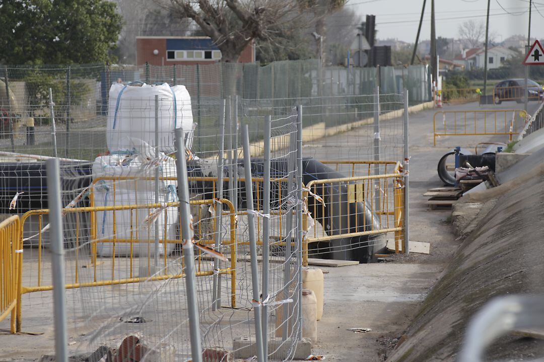Obras en el camí Fondo de Castelló