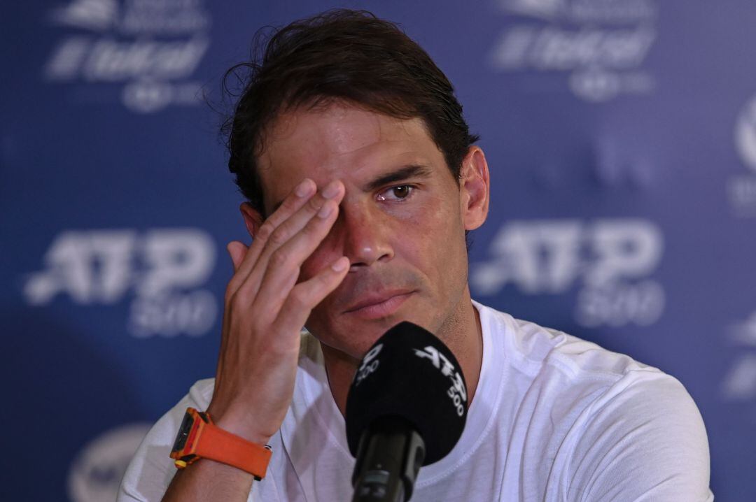 Nadal, durante una rueda de prensa. 