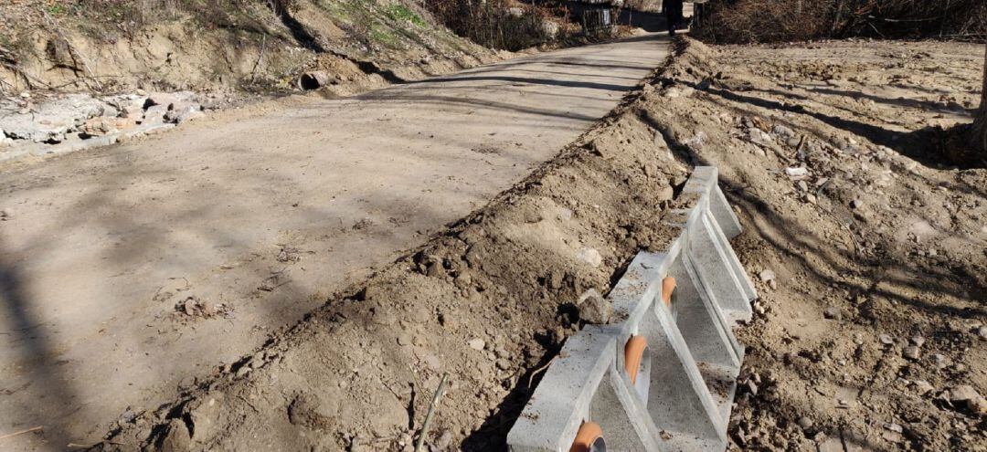 Una de las vías pecuarias en el término municipal de Arroyomolinos