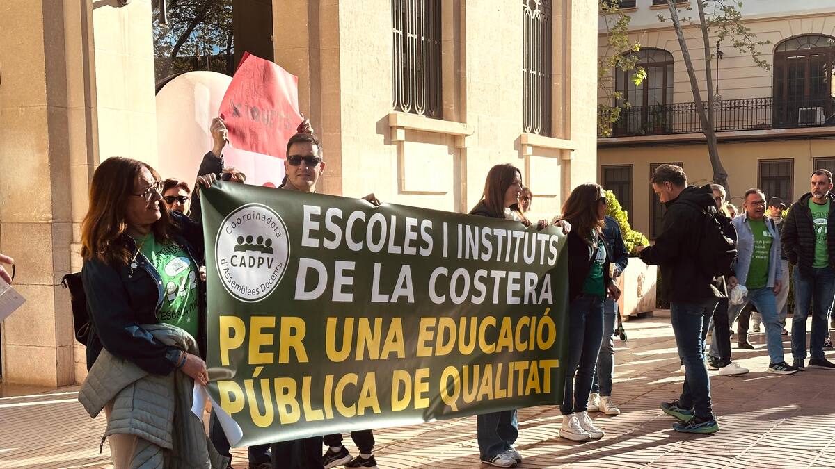 Testimonios de la manifestación en Xàtiva
